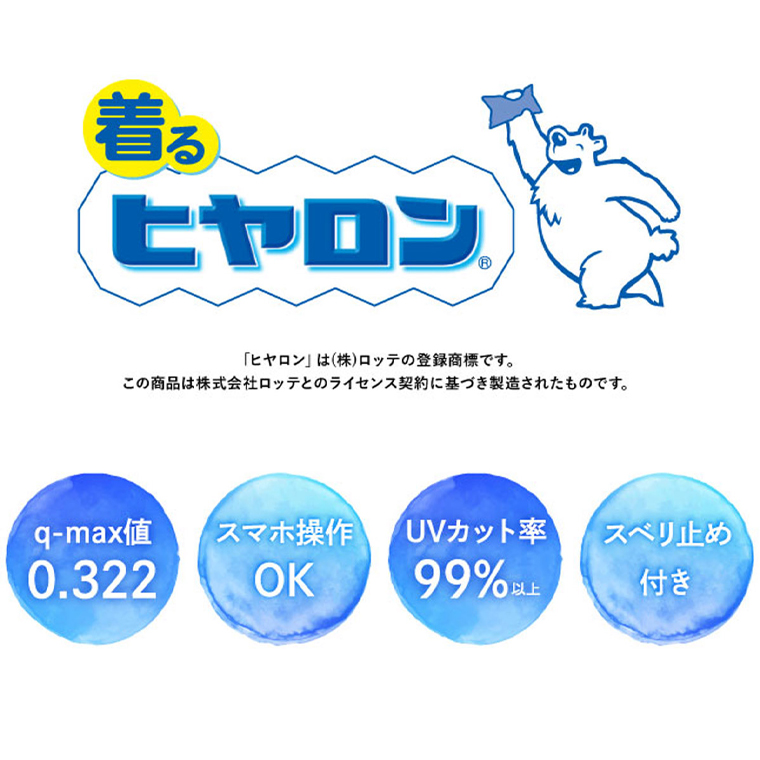 ヒヤロン特徴バッジ 4つ